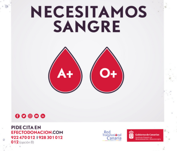 Canarias precisa de 300 donaciones diarias / TA